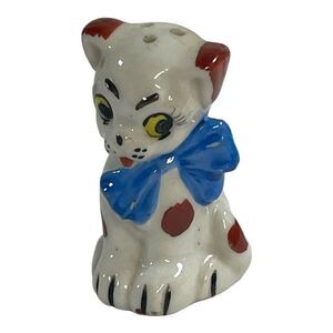 Pico Japan Replacement Porcelain Blue & White Kitten Cat Salt Pepper Shaker 2”